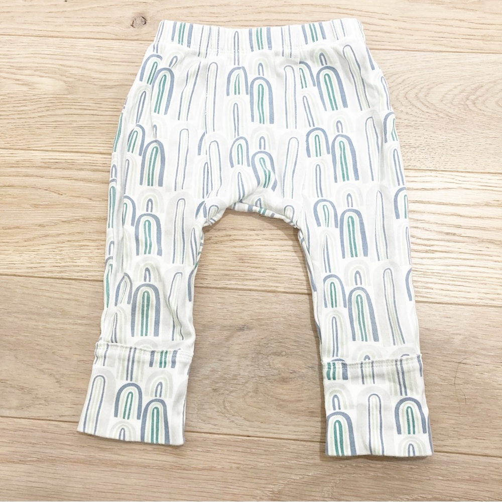Kate Quinn Striped Baby Pants in Blue and Green